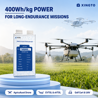 Batterie semi-solide 400Wh/kg avec garantie d'un an, cellule de batterie au lithium 3,7V à haute densité énergétique pour drone agricole EVTOL