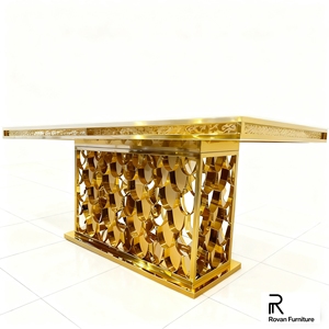 Bàn sự kiện đám cưới dài thanh lịch với các yếu tố trang trí cho những dịp đặc biệt và lễ kỷ niệm - Product Image 3