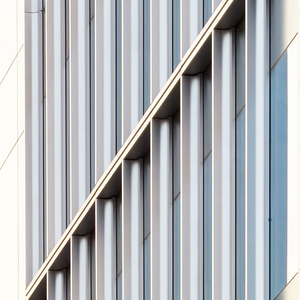 Sistema de Muro Cortina de Fachada de Vidrio con Perfil de Aluminio con Rotura de Puente Térmico 6063-T6 6061-T6 para Proyectos de Edificios de Oficinas, Diseño Arquitectónico Moderno - Product Image 2