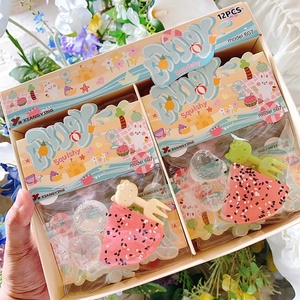NEW Summer Jelly-like Fruits Set Series <b>Squishy</b> Toy- Soft Stress Relief Quiet Fidget Gift for Teens&Adults Pocket Therapy - Product Image 3