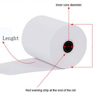 Rollos de Papel Térmico en Blanco de Alta Calidad LXF de 57 mm, de una Sola Capa, para Cajeros Automáticos y Cajas Registradoras, 55 g, Venta al por Mayor - Product Image 6