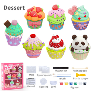 Tranh Thạch Cao Cho Trẻ Em Đồ Chơi Búp Bê Tô Màu Nam Châm Cho Tủ Lạnh Tự Làm Thủ Công Sáng Tạo - Product Image 3