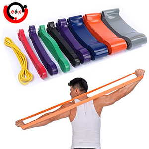 Ejercicio de resistencia Pull up bandas de asistencia juego de bandas de entrenamiento para entrenamiento muscular terapia física forma cuerpo 2080*4,5*6,4 MM - Product Image 3
