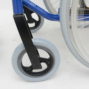 Fauteuil roulant manuel léger en aluminium JUMAO avec repose-jambes amovibles et accoudoirs rabattables pour personnes handicapées, malades et personnes âgées - Product Image 5