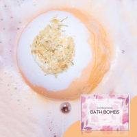 Coffret Cadeau Bain de Luxe Marque Blanche Hydratant Coloré Effervescent Huile Essentielle Bio Végétalien Relaxant 100g Cadeau pour Petite Amie