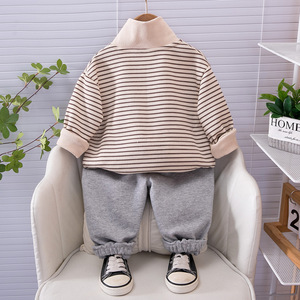 Stripe cartoon 3 pièces <span class=keywords><strong>gymnastique</strong></span> automne ensembles de vêtements pour garçons <span class=keywords><strong>1</strong></span> <span class=keywords><strong>an</strong></span> - Product Image 5