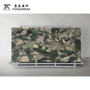 Thiêu kết đá lha175 lớn Sứ gạch tấm Tường lớn 1600*3200 mét sang trọng bằng đá cẩm thạch cái nhìn Thiết kế bàn Ốp Sàn - Product Image 1