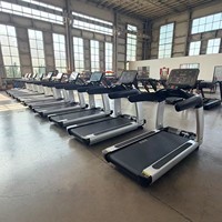 Caminadora Eléctrica Comercial con Pantalla LED Táctil, Máquina de Correr para Gimnasio, Cardio, Fitness, Prueba de Frecuencia Cardíaca, Equipo Deportivo