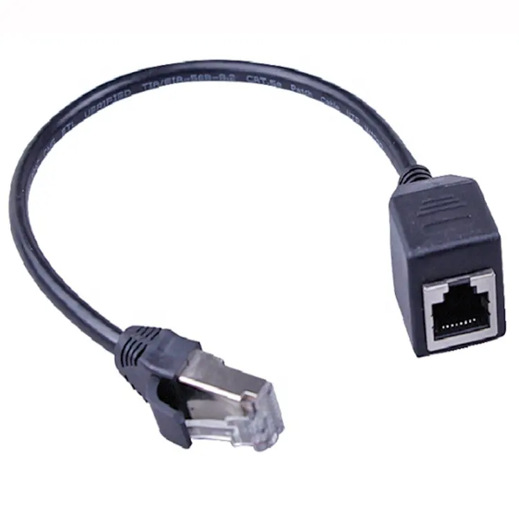 Hochwertige Cat6-Rj45-Stecker auf Buchse Lan-Ethernet-Netzwerk kabel mit Verlängerung kabel für Schalttafel einbau