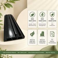Feuille isolante thermique en polyamide/nylon PA66GF25 à âme creuse, résistante au feu et à l'eau, pour l'isolation des stations de métro