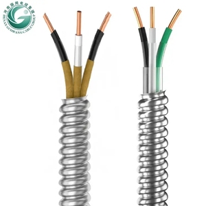 UL CUL Listado MC AC90 14 A 2 AWG 14/2 12/2 BX ACWU90/TECK90 Conductor de cobre sólido AL <span class=keywords><strong>Cable</strong></span> de armadura de enclavamiento de <span class=keywords><strong>aluminio</strong></span> - Product Image 4