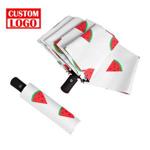 Parapluie de <span class=keywords><strong>voyage</strong></span> d'<span class=keywords><strong>été</strong></span> de haute qualité, parapluie à impression personnalisée avec Logo imprimé - Product Image 1