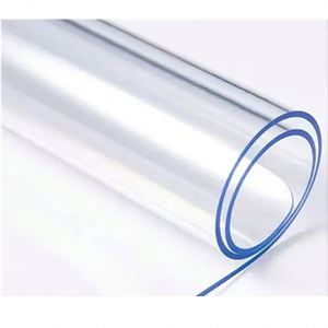 Lámina de PVC Transparente Impermeable de Fábrica China, Cubierta de Mesa de Plástico, Película de PVC Flexible Transparente en Rollo - Product Image 2