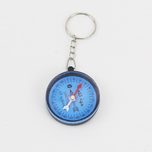 Brújula árabe de plástico portátil con colgante de llavero para la dirección de la Kaaba, ideal para camping, navegación y uso en exteriores. - Product Image 5