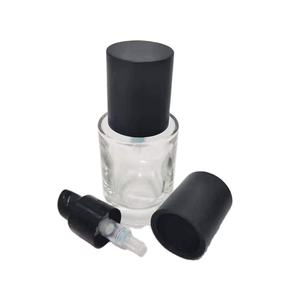 Venta caliente 100mL Color transparente <span class=keywords><strong>Secrum</strong></span> Crema Dispensador Bomba Botella de vidrio Fabricante/al por mayor - Product Image 5