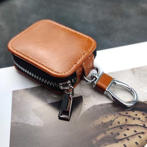 วินเทจ ออยล์ แวกซ์ กันน้ำสำหรับเคส TPU แบบมืออาชีพพร้อมกระเป๋าซิป หนัง PU กันรอยขีดข่วนและพวงกุญแจ - Product Image 3