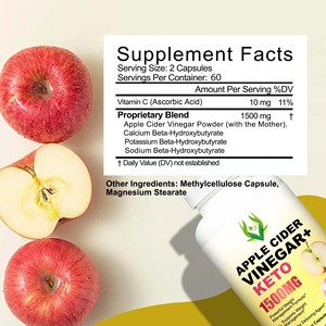 Cápsulas de Vinagre de Sidra de Manzana Personalizadas, Contienen Polvo de Vinagre de Sidra de Manzana, Favorecen una Buena Digestión, Vinagre de Sidra de Manzana en Cápsulas - Product Image 2
