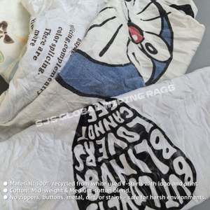 Paños de Limpieza de Algodón Blanco Estampado, Altamente Absorbentes y Económicos, para Limpieza - Product Image 4