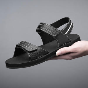 2023 New Summer Men's Sandals Breathable Casual Sandals Daily Fashion <b>Velcro</b> Beach <b>Shoes</b> Suitable for Fishing - Product Image 2