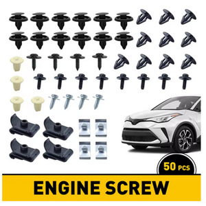 Vis de fixation moteur Winning Journey, 50 pièces, rivets de pare-chocs et de garde-boue pour réparation Toyota Lexus - Product Image 1