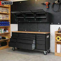 Armoire à outils de haute qualité en acier inoxydable 430, style américain, mécanicien automobile, 72 pouces, verrouillable, multifonctionnelle