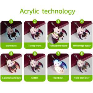 Miễn phí Mẫu Crayon Shin-chan nhựa Keychain guinea Acrylic cá sấu Takeaway mềm kẹo mô phỏng Bong Bóng Mặt dây chuyền Inflatable - Product Image 5