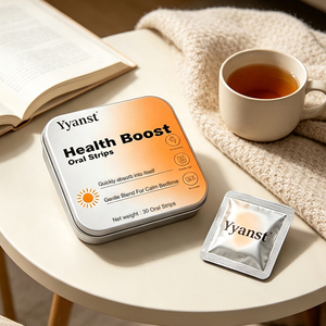 Bandes buccales Health Boost à absorption rapide, 30 unités, pour vitalité diurne, supplément alimentaire quotidien pour le bien-être des adultes - Product Image 2