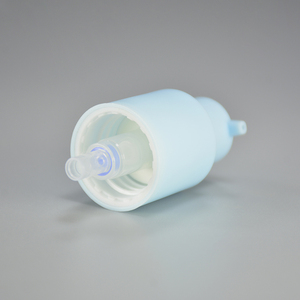 Gran Oferta personalizada para botellas para crema 0,22-0,27 ml/T bomba de crema de plástico <span class=keywords><strong>azul</strong></span> mate con resorte exterior - Product Image 4