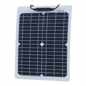 Sunfield Chargeur d'énergie <span class=keywords><strong>solaire</strong></span> monocristallin Revêtement ETFE <span class=keywords><strong>solaire</strong></span> 20W 18V Panneaux solaires flexibles 12V Panneau <span class=keywords><strong>solaire</strong></span> pour charge de voiture EV - Product Image 1