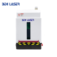Machine à graver et à découper au laser, en fibre fermée personnalisée, avec anneaux en titane, 30 W, 50W, 100W