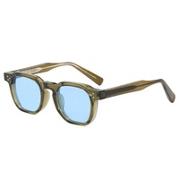 Lunettes de soleil UV400 à monture intégrale en TR90 imitation, avec branches en propionate, style classique rétro, ensemble combiné transfrontalier unisexe
