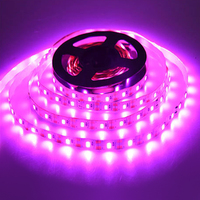 Usb 5v A Mené La Lumière à Spectre Complet Led Bande Étanche 2835 Puce Led Phyto Lampe Rose Ruban Led Plante Croissance croître Lumières