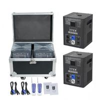 2 machines à étincelles froides DMX512 de 750W avec télécommande, écran LCD et flight case