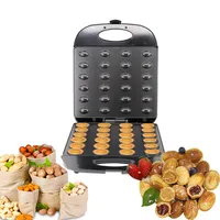 LIETEX Walnut Cookie Machine, Cookie Maker with Non-Stick Cookie Mold, Mini  Nut Waffle Bread Baking Machine, Automatic Walnut Maker with Double Sided