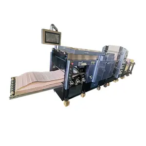 Máquina de dobragem dobrável multicamadas, papel de cópia contínua do ncr, máquina dobrável perfuradora