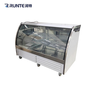 Vitrine Réfrigérée Commerciale à Refroidissement Direct pour <span class=keywords><strong>Boucherie</strong></span>, Viande Fraîche (Bœuf, Agneau, Poulet) - Product Image 1