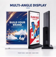 Boîtes lumineuses publicitaires rechargeables A4 double face, affichage LED de table pour la promotion des menus de restaurant
