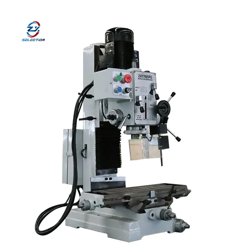 Round column belt drive drilling and milling machine ZAY7025 automatic feed vertical milling machine drilling machine for sale