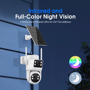 4MP Zwei-Wege-Audio CCTV-Kamera Solar V423A WLAN <span class=keywords><strong>IP</strong></span>-Kamera Intelligente Outdoor-Sicherheit 4G-Kamerasystem PTZ Dual-Linsen Netzwerkkamera - Product Image 4