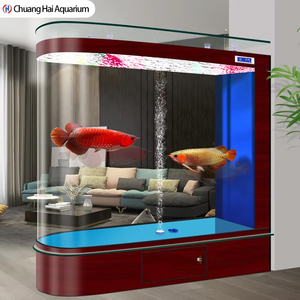 Nuovo Acquario Integrato per Pesci Rossi di Medie e Grandi Dimensioni, con Schermo Divisorio per Ingresso di Casa e Soggiorno, Modello 2026 - Product Image 1
