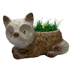 Оригинальный дизайн: кашпо в виде ежика ручной работы из экологически чистой полимерной смолы для декора дома, сада, улицы и балкона - Product Image 3