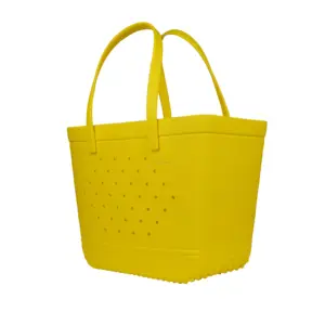 تصميم جديد حقيبة شاطئ ماركة بوج بتصميم بسيط من الجنوب إيفا حقيبة شاطئ من السيليكون للبيع بالجملة