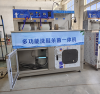 Baskets de l'industrie commerciale nettoyage de chaussures machine à laver en acier inoxydable Machine automatique de lavage et de séchage de chaussures