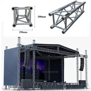 Pantalla de aluminio Heavy Outdoor and Indoor Stage Global Dj Light Stage Truss Equipo de escenario de aluminio