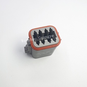 Deutsch DT <span class=keywords><strong>8</strong></span> <span class=keywords><strong>Pin</strong></span> gri erkek ve kadın otomatik su geçirmez elektrik teli konnektör DT04-8P DT06-8S - Product Image 4
