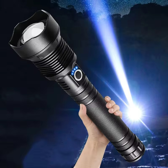 Super Bright Led Flashlight, Flash Light with 5 Modes, Waterproof, Handheld Powerful Flashlight for Hunting, Camping,fishing
