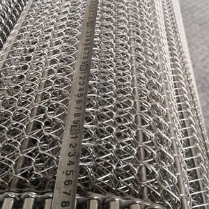 S304 स्टेनलेस स्टील चेन लिंक सर्पिल वायर फैब्रिक कन्वेयर बेल्ट स्क्रू प्रकार कूलिंग फूड प्रोसेसिंग उद्योग स्क्रू डिस्चार्ज - Product Image 4