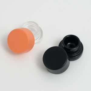 Cannacoast, tarro de vidrio concentrado personalizado, contenedor negro transparente con tapas para flores, hierbas, cuidado de la piel, crema para los ojos, resistente a los niños - Product Image 2