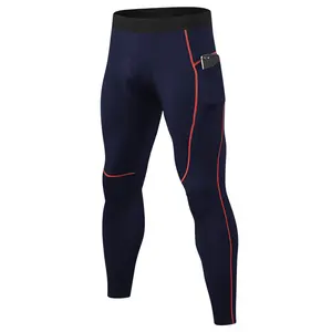 Men Gym Sports Wear Workout Fitness Running Pants Compression Quick Dry Leggings Tights