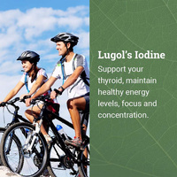 Gouttes liquides de Lugol's Iodine à marque privée pour le soutien de la thyroïde, le métabolisme, la santé et la détoxification